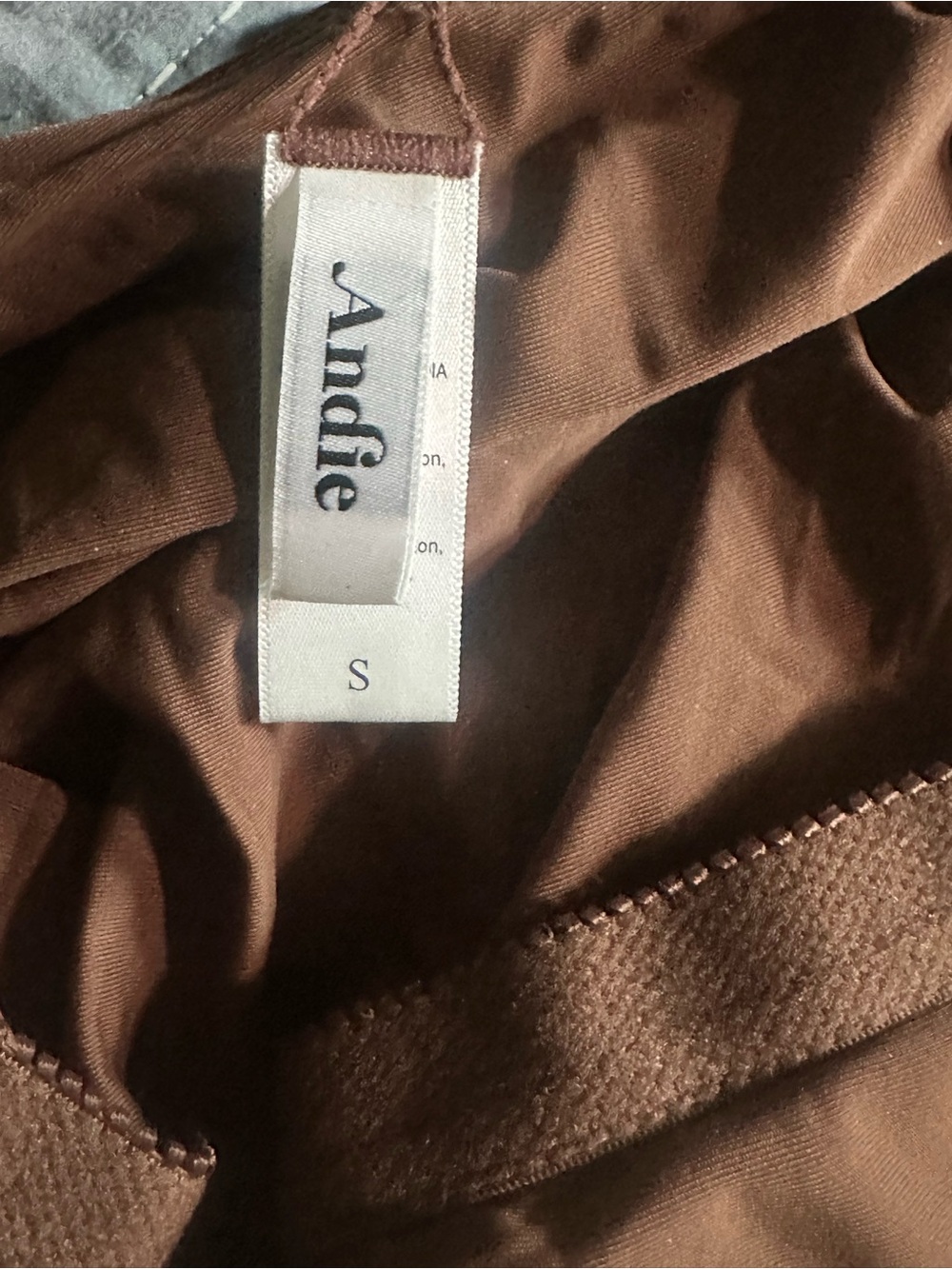 Andie swim Riveria espresso brown one piece size small NWOT - Picture 3 of 3